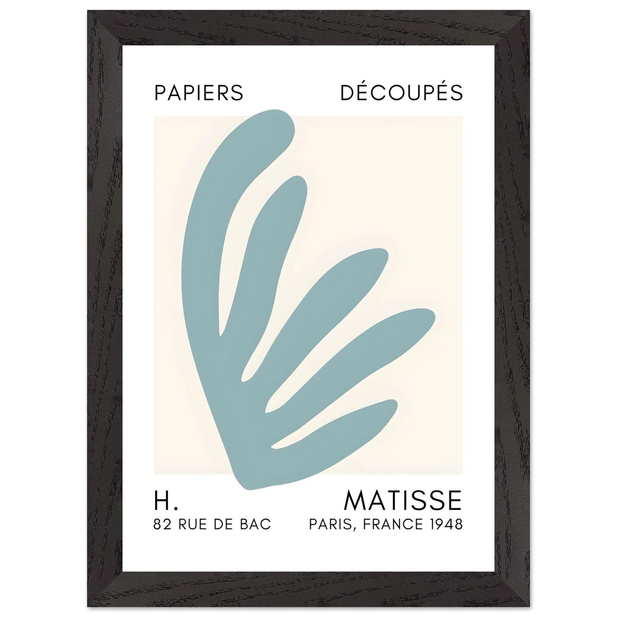 Artfulprints Poster met Lijst Matisse – Aquatic impression turquoise - A4 21x29.7 cm - Turquoise - 51Dnspod | Smaakvolle damp – Verzendkosten vrij vanaf 40€ Artfulprints Poster met Lijst Matisse – Aquatic impression turquoise - A4 21x29.7 cm - Turquoise - 51Dnspod | Smaakvolle damp – Verzendkosten vrij vanaf 40€
