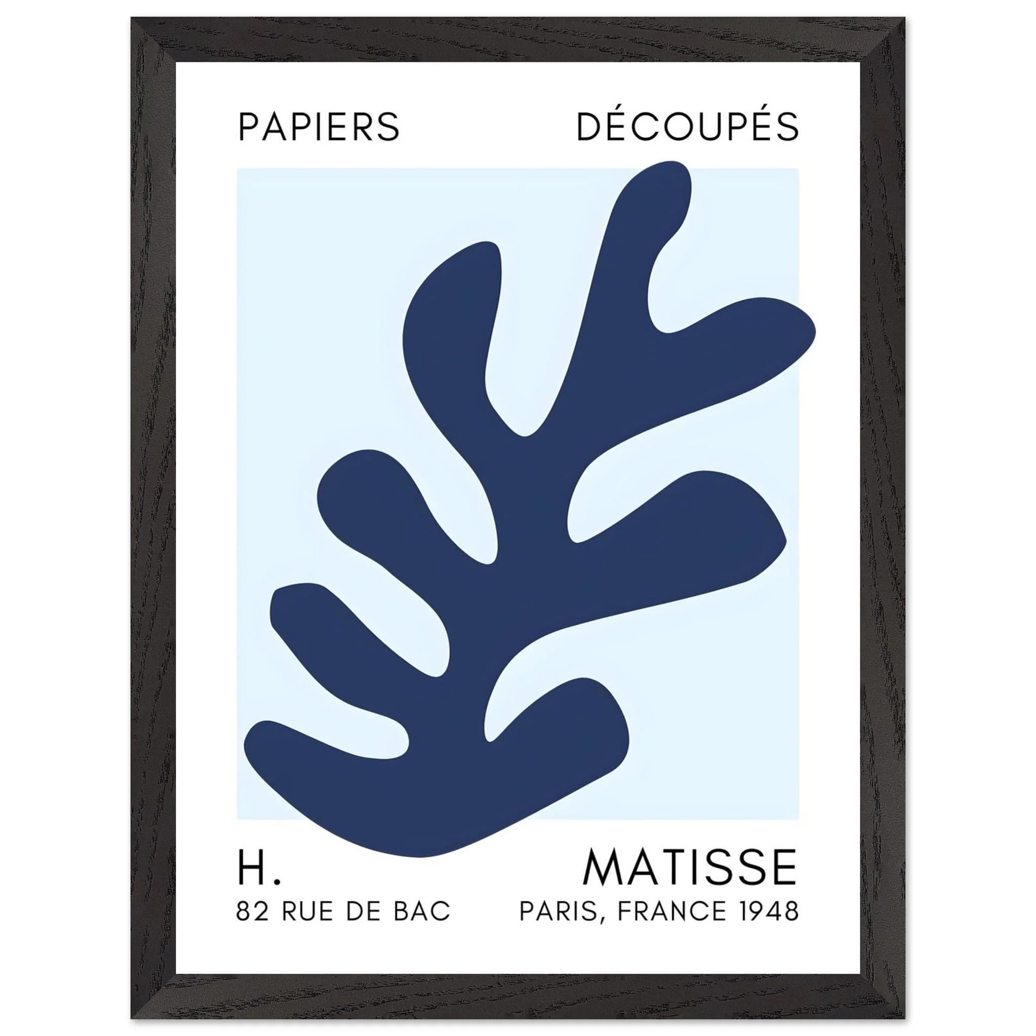 Artfulprints Poster met Lijst Matisse – Ocean petals navy blue I - 30x40 cm - Blauw - 51Dnspod | Smaakvolle damp – Verzendkosten vrij vanaf 40€ Artfulprints Poster met Lijst Matisse – Ocean petals navy blue I - 30x40 cm - Blauw - 51Dnspod | Smaakvolle damp – Verzendkosten vrij vanaf 40€