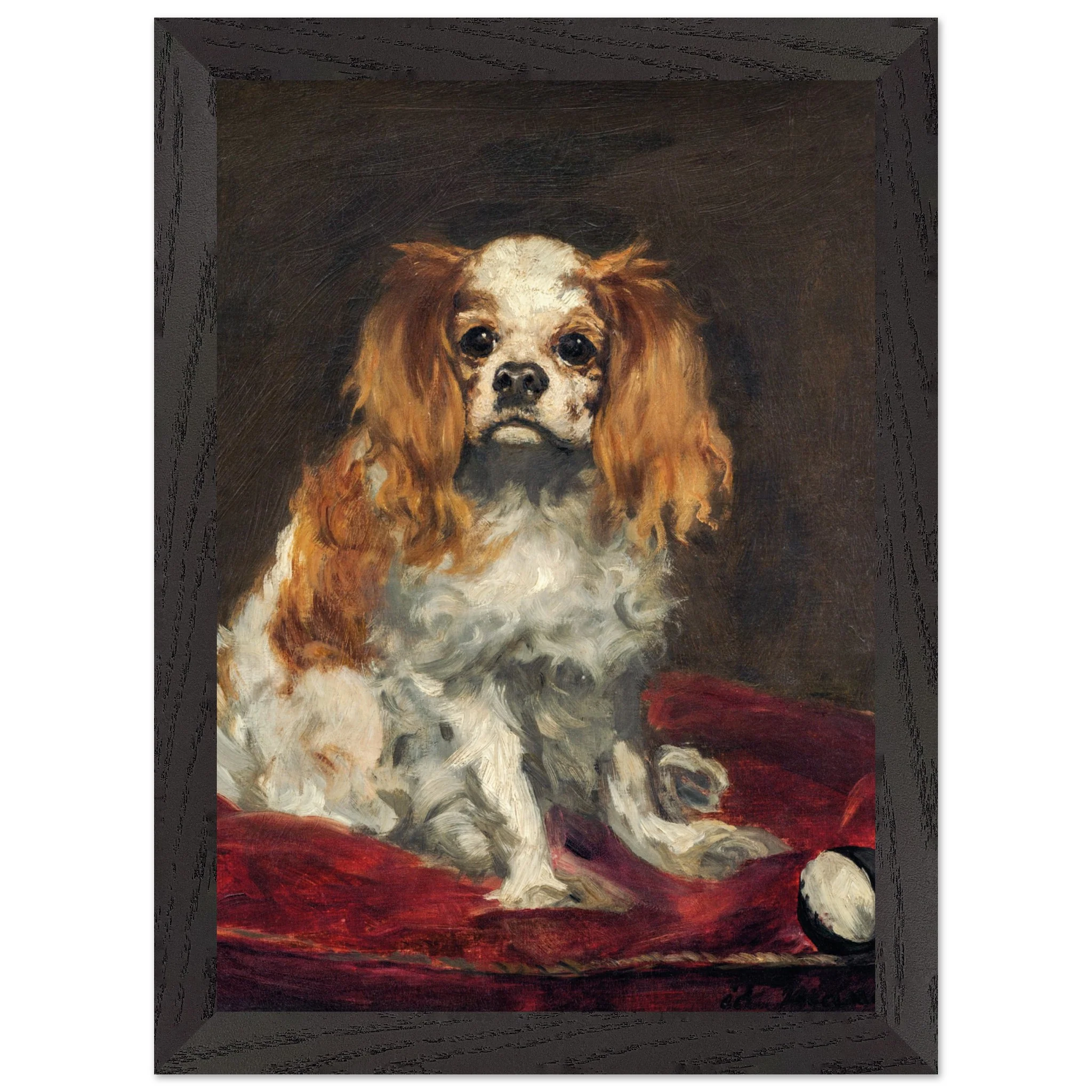 Artfulprints Poster met Lijst Edouard Manet - A King Charles Spaniel - A4 21x29.7 cm - Bruin - 51Dnspod | Smaakvolle damp – Verzendkosten vrij vanaf 40€ Artfulprints Poster met Lijst Edouard Manet - A King Charles Spaniel - A4 21x29.7 cm - Bruin - 51Dnspod | Smaakvolle damp – Verzendkosten vrij vanaf 40€