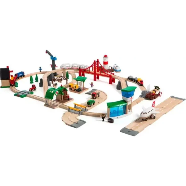 brio treinwereld deluxe set - 106-delig - 51Dnspod | Smaakvolle damp – Verzendkosten vrij vanaf 40€