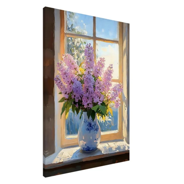 Artfulprints Canvas Golden hour blossoms canvas - 80x120 cm - Paars - 51Dnspod | Smaakvolle damp – Verzendkosten vrij vanaf 40€
