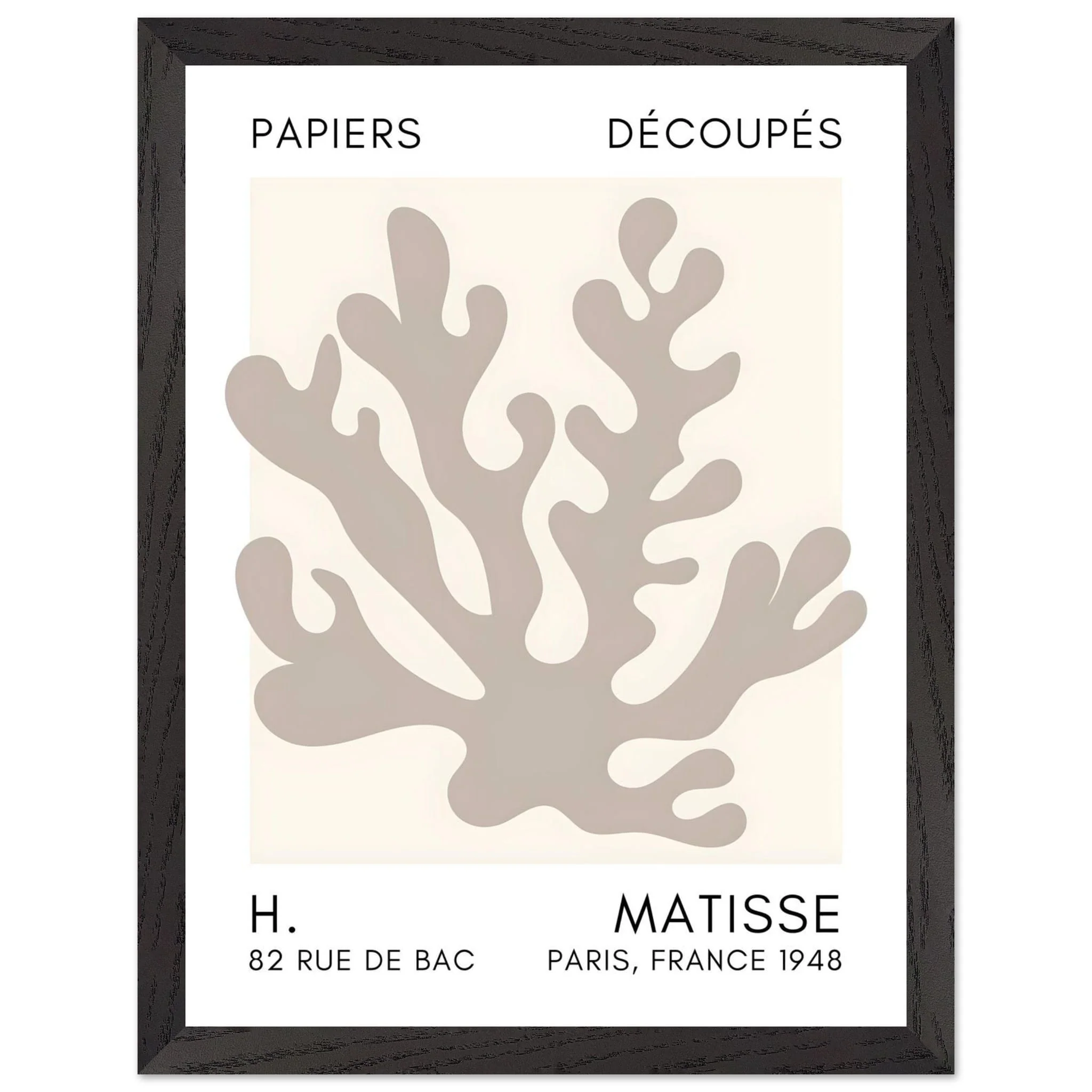 Artfulprints Poster met Lijst Matisse – Saltflower shapes grey - 30x40 cm - Grijs - 51Dnspod | Smaakvolle damp – Verzendkosten vrij vanaf 40€ Artfulprints Poster met Lijst Matisse – Saltflower shapes grey - 30x40 cm - Grijs - 51Dnspod | Smaakvolle damp – Verzendkosten vrij vanaf 40€