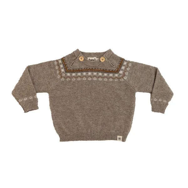 Cashmere Sweater Nino Jacquard - hazelnut - 51Dnspod | Smaakvolle damp – Verzendkosten vrij vanaf 40€