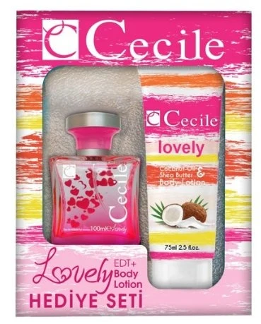 Cecile Women Lovely Cadeauset Edt Spray 100 Ml & Bodylotion 75 Ml - 1 Stuks - 51Dnspod | Smaakvolle damp – Verzendkosten vrij vanaf 40€ Cecile Women Lovely Cadeauset Edt Spray 100 Ml & Bodylotion 75 Ml - 1 Stuks - 51Dnspod | Smaakvolle damp – Verzendkosten vrij vanaf 40€