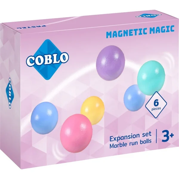 coblo knikkerbaanballen pastel - 6st - 51Dnspod | Smaakvolle damp – Verzendkosten vrij vanaf 40€