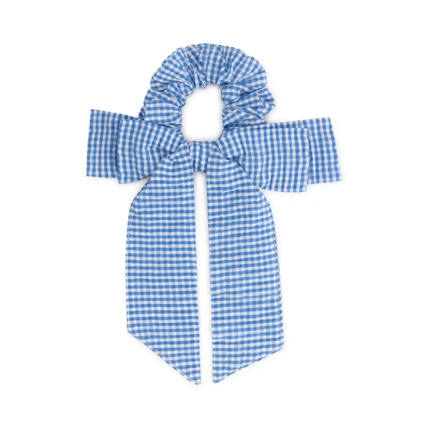 Charlie Petite | Piper Scrunchie | Blue/White Checks - 51Dnspod | Smaakvolle damp – Verzendkosten vrij vanaf 40€