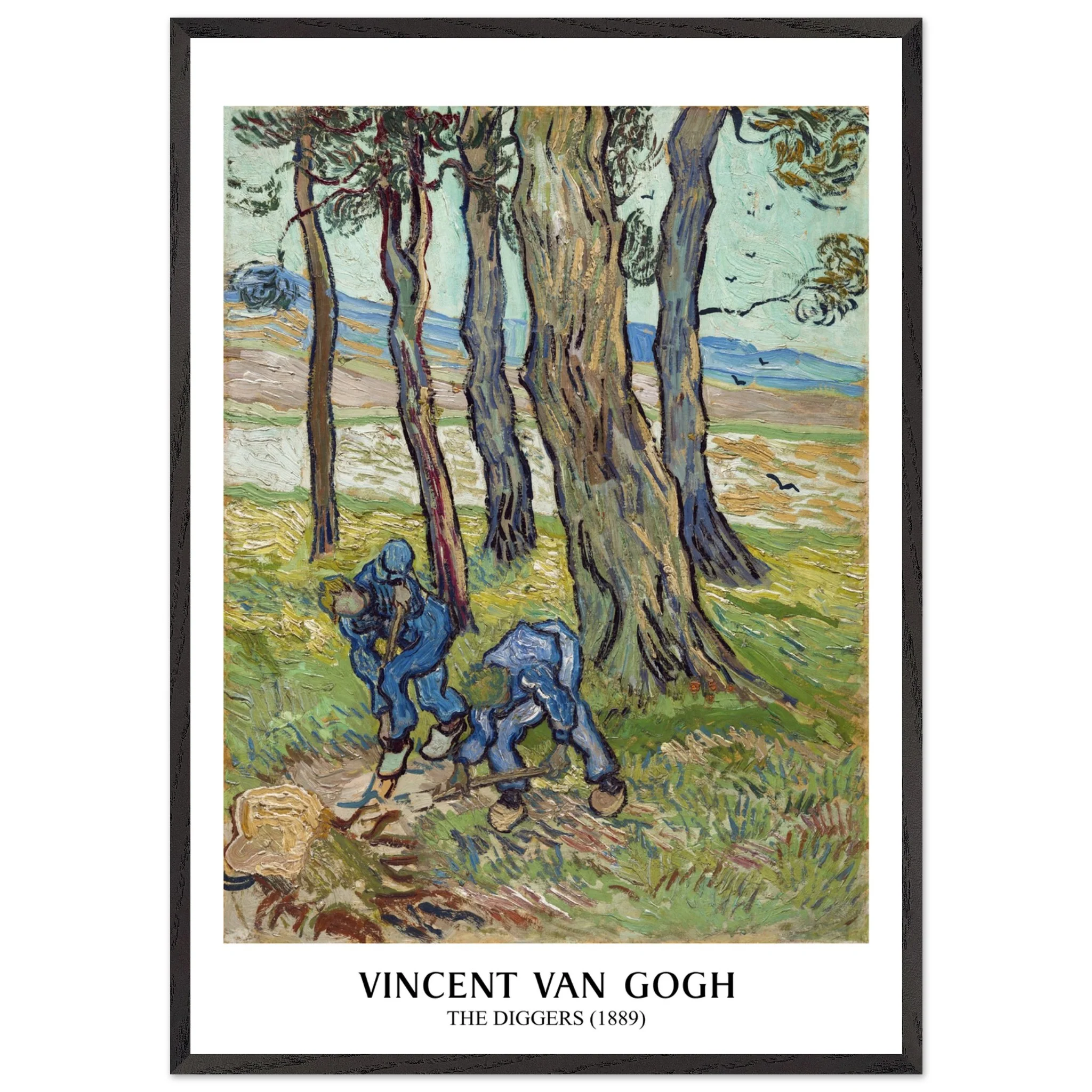 Artfulprints Poster met Lijst Vincent van Gogh - The diggers - 70x100 cm - Groen - 51Dnspod | Smaakvolle damp – Verzendkosten vrij vanaf 40€ Artfulprints Poster met Lijst Vincent van Gogh - The diggers - 70x100 cm - Groen - 51Dnspod | Smaakvolle damp – Verzendkosten vrij vanaf 40€