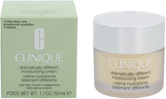 Clinique Dramatically Different Moisturizing Cream Droge huid - 50 ml - Verpakking beschadigd - 51Dnspod | Smaakvolle damp – Verzendkosten vrij vanaf 40€