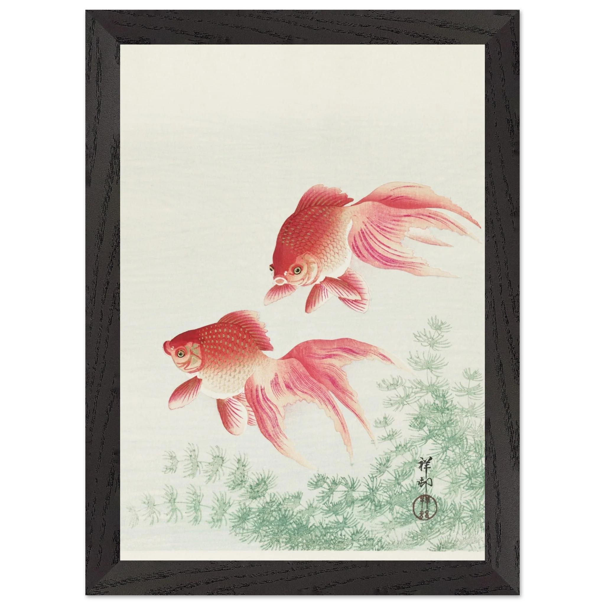 Artfulprints Poster met Lijst Ohara Koson - Two veil goldfish - A4 21x29.7 cm - Meerkleurig - 51Dnspod | Smaakvolle damp – Verzendkosten vrij vanaf 40€ Artfulprints Poster met Lijst Ohara Koson - Two veil goldfish - A4 21x29.7 cm - Meerkleurig - 51Dnspod | Smaakvolle damp – Verzendkosten vrij vanaf 40€