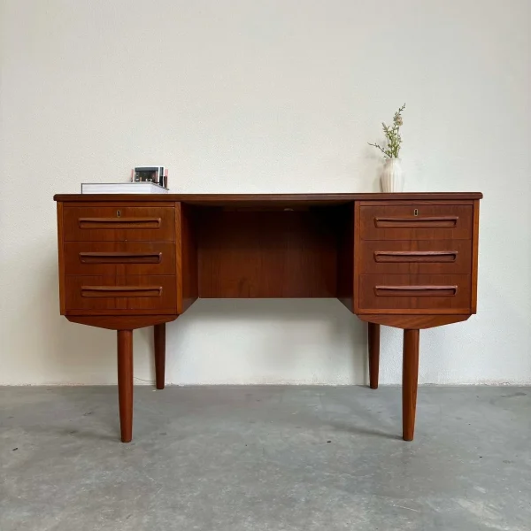 Bureau 2-zijdig teak - 51Dnspod | Smaakvolle damp – Verzendkosten vrij vanaf 40€