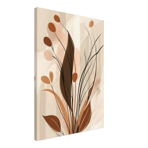 Artfulprints Canvas Boho – Autumn growth canvas - 100x150 cm - beige - 51Dnspod | Smaakvolle damp – Verzendkosten vrij vanaf 40€