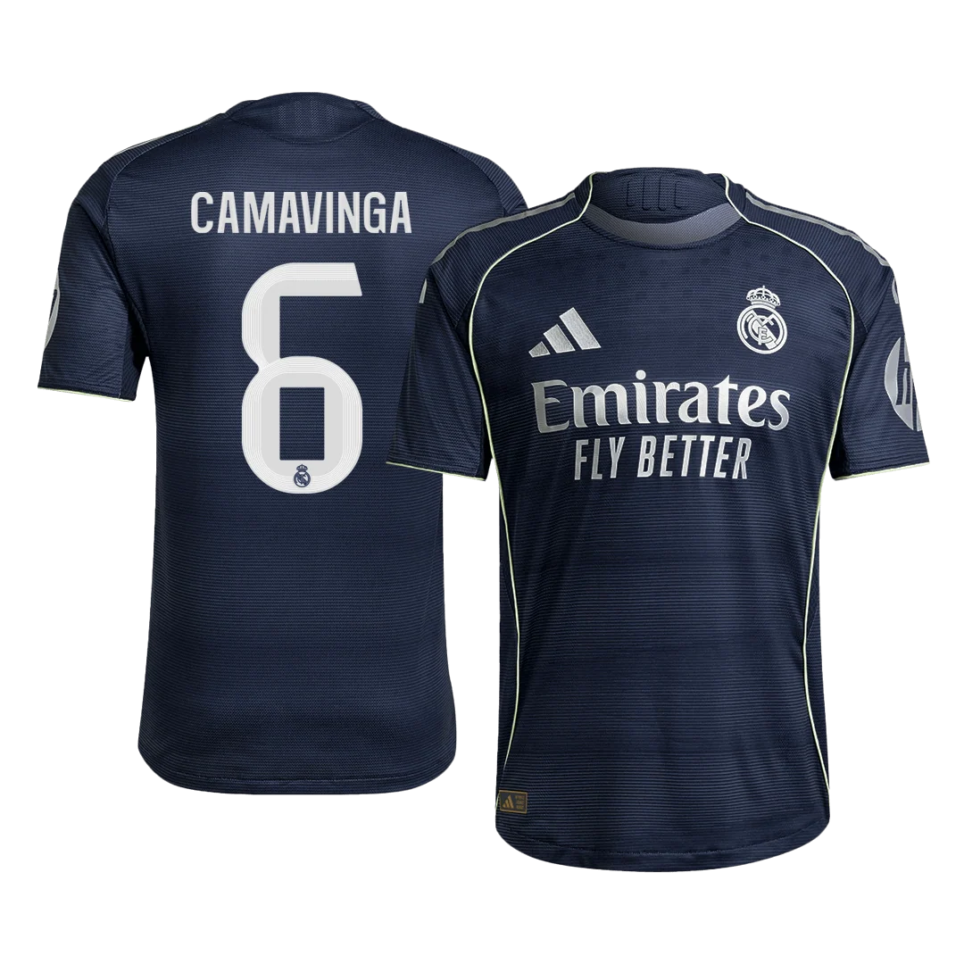 CAMAVINGA #6 Real Madrid Spelersversie uitshirt 2025/26 - slim fit - 51Dnspod | Smaakvolle damp – Verzendkosten vrij vanaf 40€ CAMAVINGA #6 Real Madrid Spelersversie uitshirt 2025/26 - slim fit - 51Dnspod | Smaakvolle damp – Verzendkosten vrij vanaf 40€