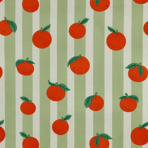 Coated canvas fruit/strepen groen - 51Dnspod | Smaakvolle damp – Verzendkosten vrij vanaf 40€