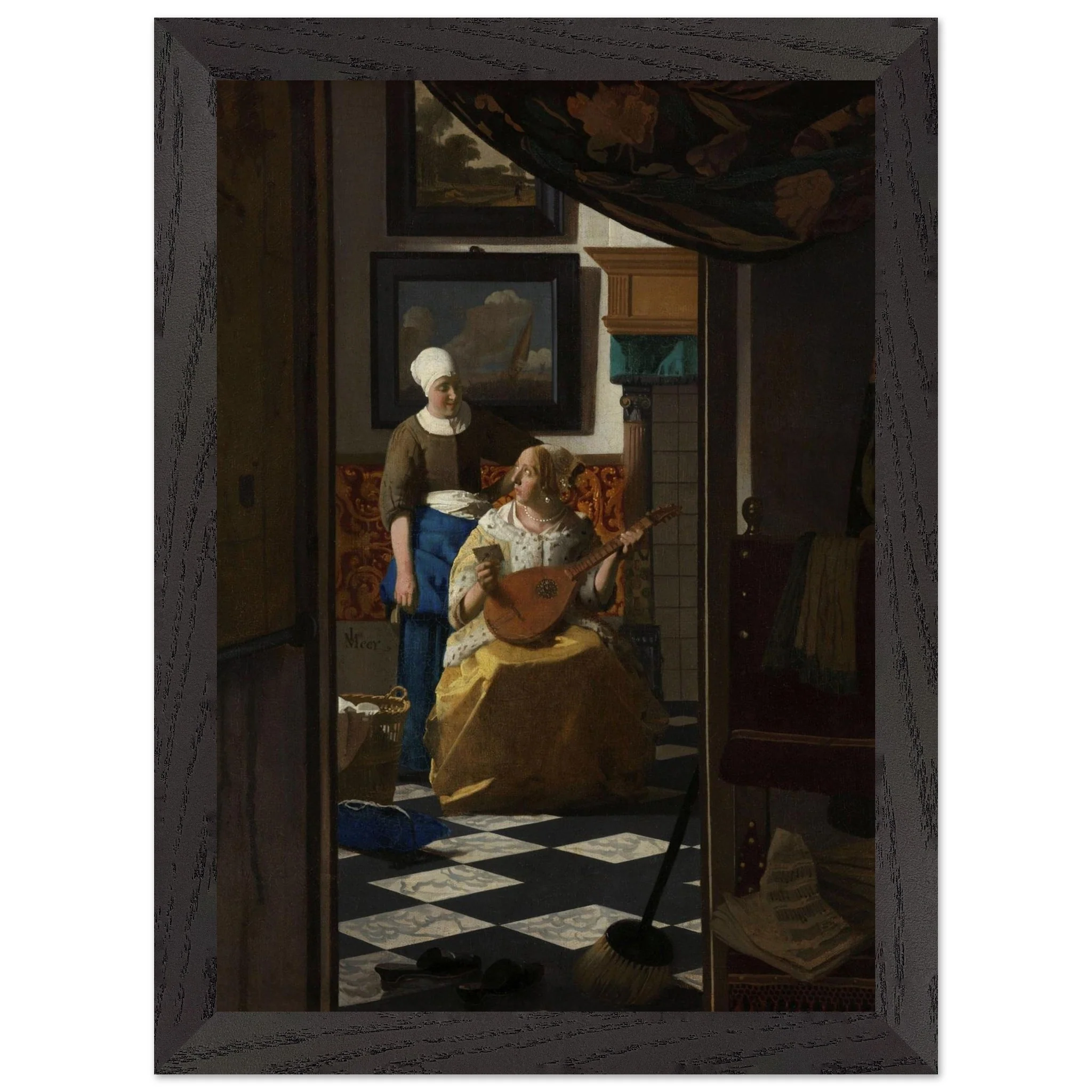 Artfulprints Poster met Lijst Johannes Vermeer - De liefdesbrief - A4 21x29.7 cm - Bruin - 51Dnspod | Smaakvolle damp – Verzendkosten vrij vanaf 40€ Artfulprints Poster met Lijst Johannes Vermeer - De liefdesbrief - A4 21x29.7 cm - Bruin - 51Dnspod | Smaakvolle damp – Verzendkosten vrij vanaf 40€