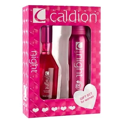 Caldion Night Women Edt 100ml & Deo 150 Ml - 1 Stuks - 51Dnspod | Smaakvolle damp – Verzendkosten vrij vanaf 40€ Caldion Night Women Edt 100ml & Deo 150 Ml - 1 Stuks - 51Dnspod | Smaakvolle damp – Verzendkosten vrij vanaf 40€
