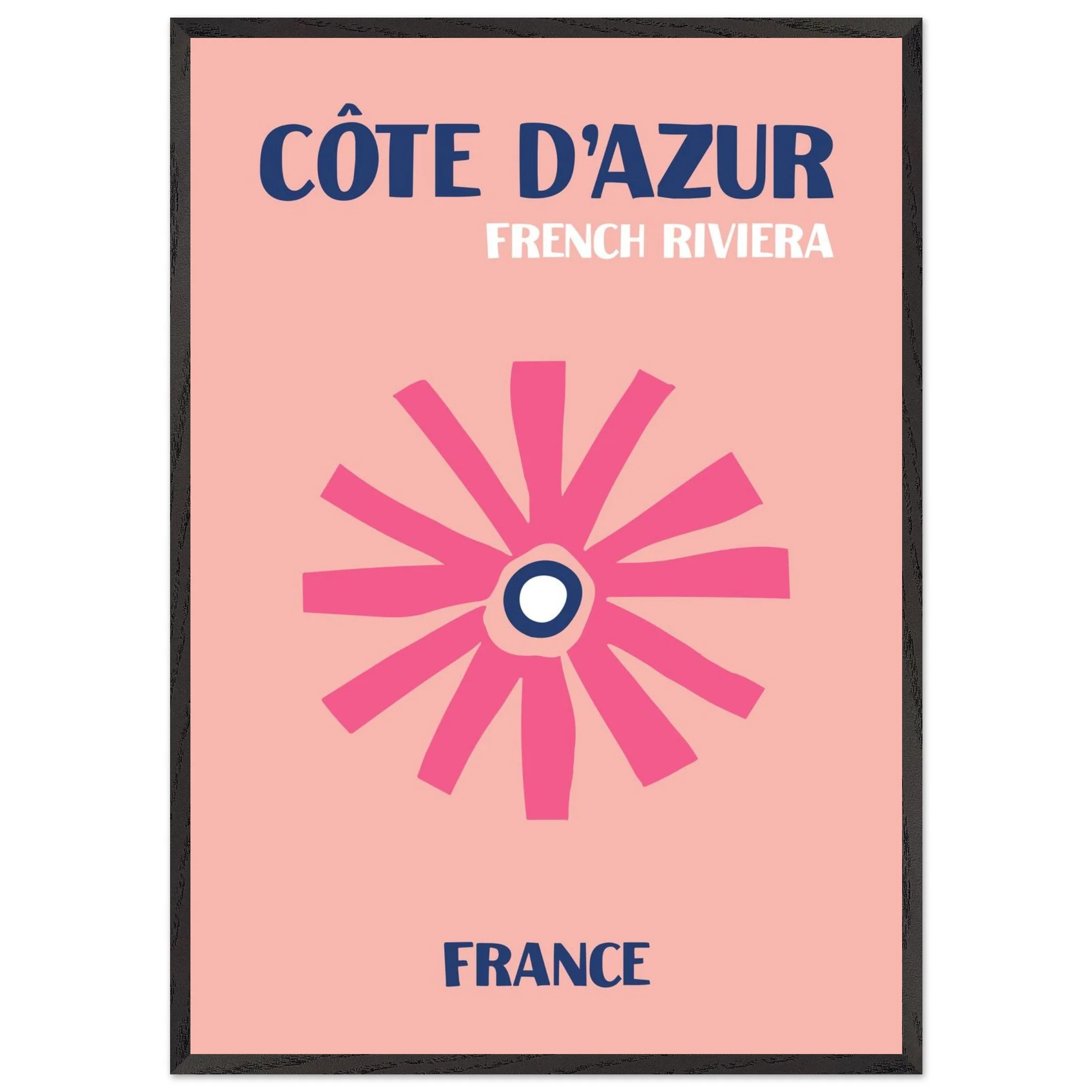 Artfulprints Poster met Lijst Frankrijk - Cote d'Azur - 70x100 cm - Roze - 51Dnspod | Smaakvolle damp – Verzendkosten vrij vanaf 40€ Artfulprints Poster met Lijst Frankrijk - Cote d'Azur - 70x100 cm - Roze - 51Dnspod | Smaakvolle damp – Verzendkosten vrij vanaf 40€