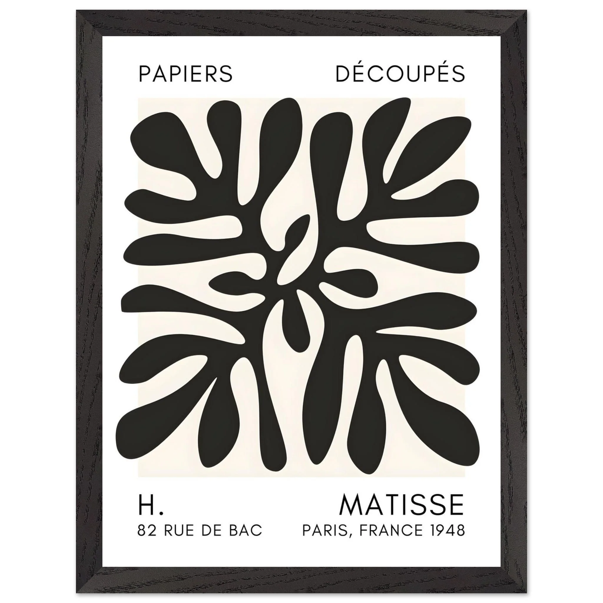 Artfulprints Poster met Lijst Matisse - Deep ocean black - 30x40 cm - Zwart - 51Dnspod | Smaakvolle damp – Verzendkosten vrij vanaf 40€ Artfulprints Poster met Lijst Matisse - Deep ocean black - 30x40 cm - Zwart - 51Dnspod | Smaakvolle damp – Verzendkosten vrij vanaf 40€