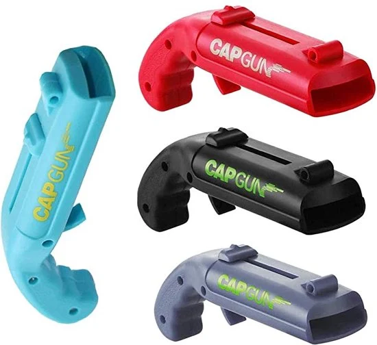 Capgun - Flesopener Dop shieter - Meerdere kleuren beschikbaar - 51Dnspod | Smaakvolle damp – Verzendkosten vrij vanaf 40€ Capgun - Flesopener Dop shieter - Meerdere kleuren beschikbaar - 51Dnspod | Smaakvolle damp – Verzendkosten vrij vanaf 40€