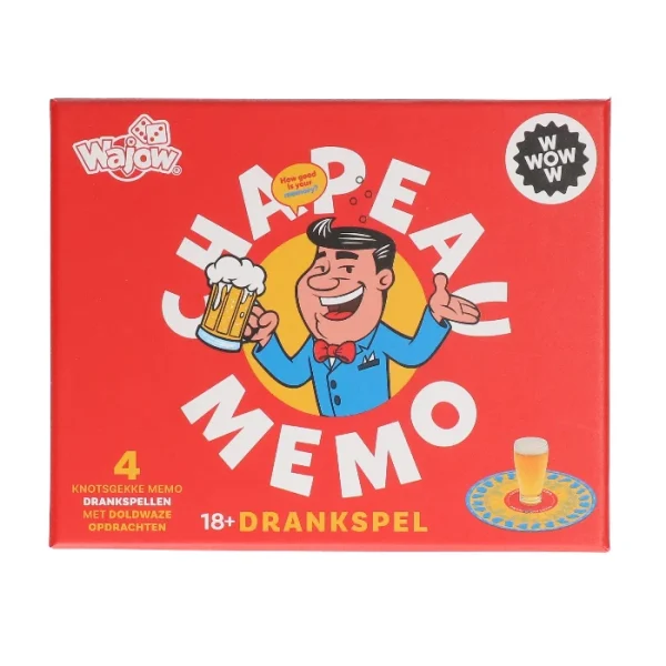 Chapeau Memo Drankspel - 51Dnspod | Smaakvolle damp – Verzendkosten vrij vanaf 40€