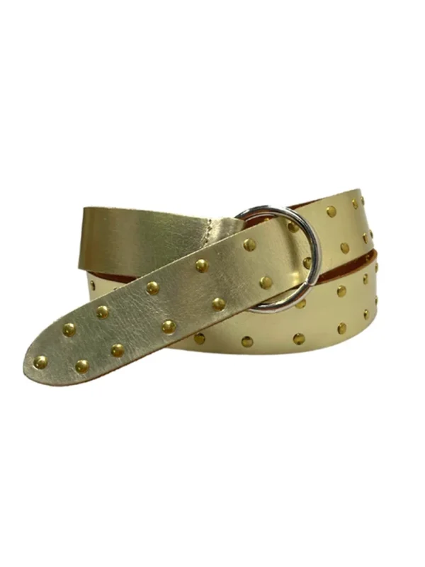 Belt Leather Limited Long Gold Studs - 51Dnspod | Smaakvolle damp – Verzendkosten vrij vanaf 40€