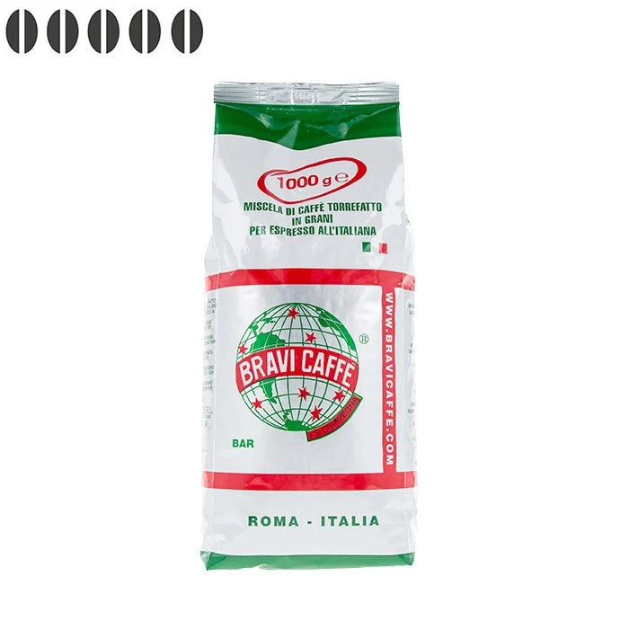 Bravi Caffè Bar Italiaanse koffiebonen 1kg - 51Dnspod | Smaakvolle damp – Verzendkosten vrij vanaf 40€ Bravi Caffè Bar Italiaanse koffiebonen 1kg - 51Dnspod | Smaakvolle damp – Verzendkosten vrij vanaf 40€