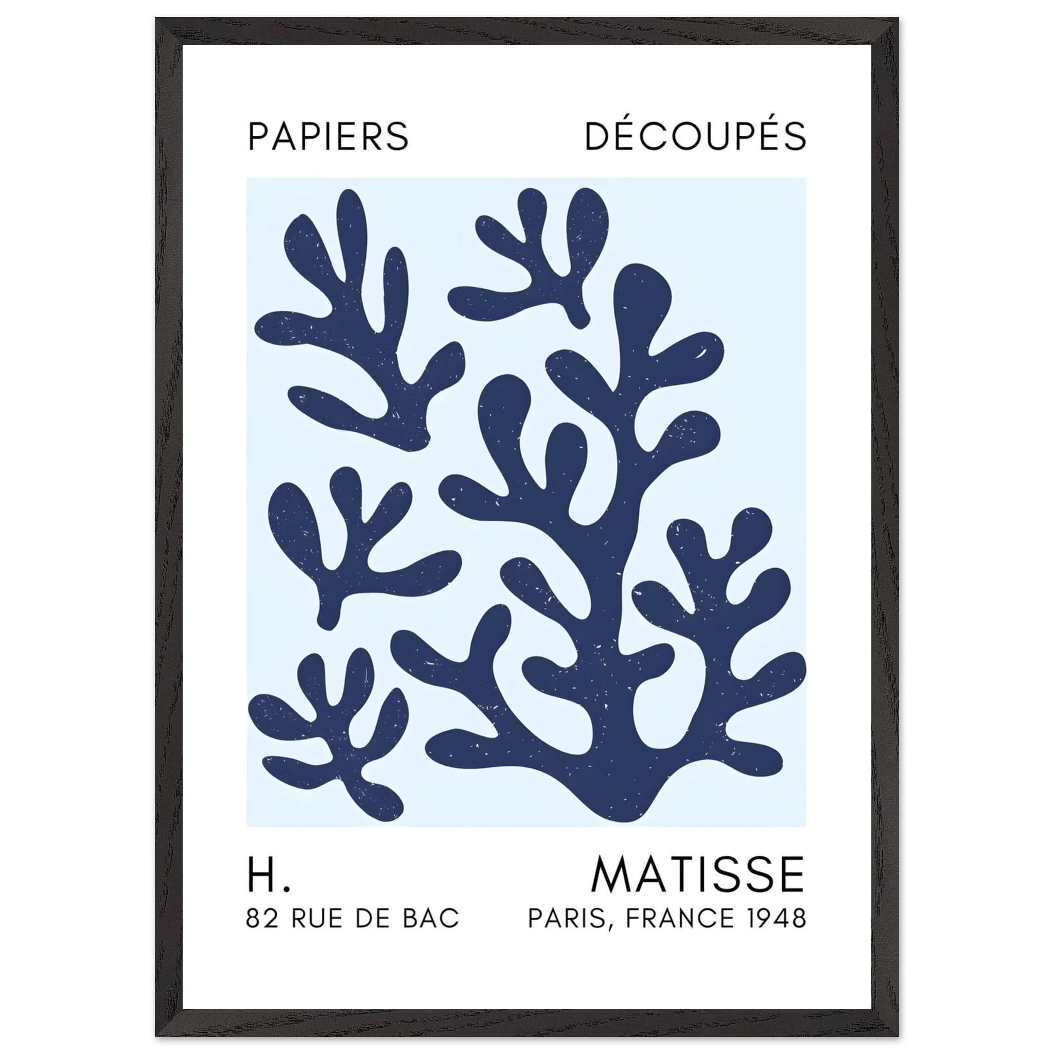 Artfulprints Poster met Lijst Matisse – Coral shadows navy blue I - 50x70 cm - Blauw - 51Dnspod | Smaakvolle damp – Verzendkosten vrij vanaf 40€ Artfulprints Poster met Lijst Matisse – Coral shadows navy blue I - 50x70 cm - Blauw - 51Dnspod | Smaakvolle damp – Verzendkosten vrij vanaf 40€