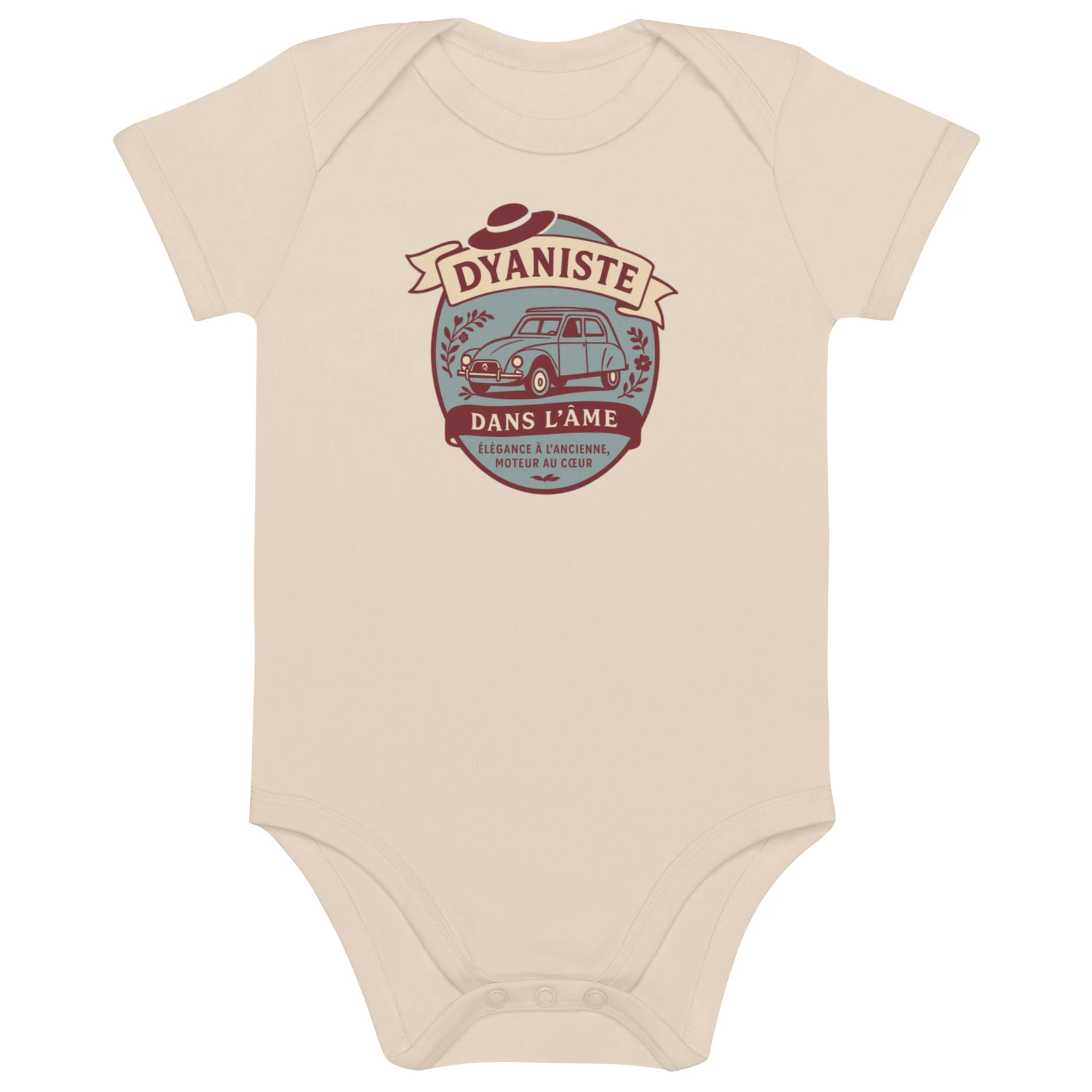 Biologische Baby Romper – Citroën Dyane “Dyaniste dans l’âme” - 51Dnspod | Smaakvolle damp – Verzendkosten vrij vanaf 40€ Biologische Baby Romper – Citroën Dyane “Dyaniste dans l’âme” - 51Dnspod | Smaakvolle damp – Verzendkosten vrij vanaf 40€