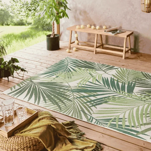 Buitenkleed Vai - Creme / Groen - 51Dnspod | Smaakvolle damp – Verzendkosten vrij vanaf 40€