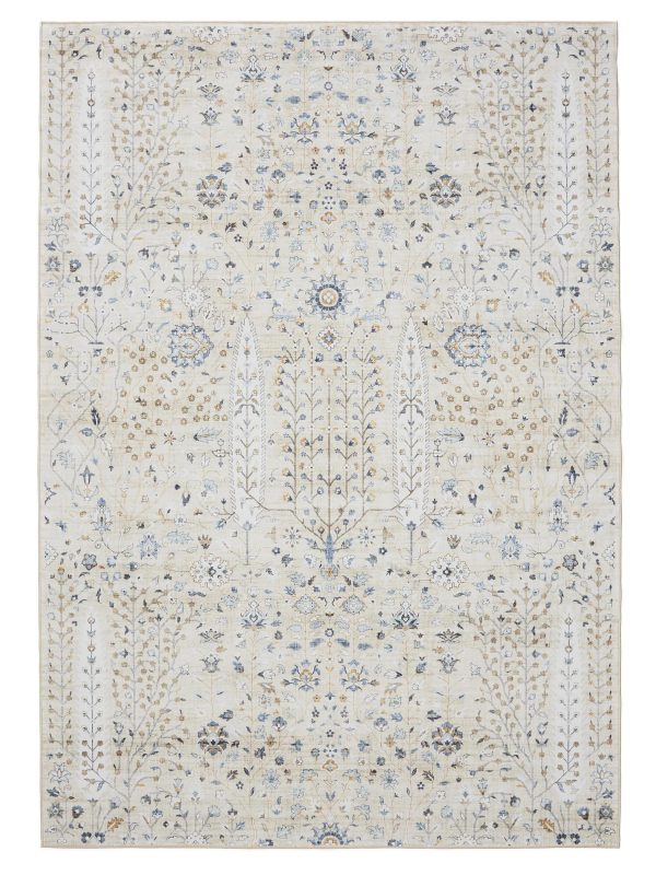 benuta wasbaar vloerkleed George - beige - 80x150 cm - 51Dnspod | Smaakvolle damp – Verzendkosten vrij vanaf 40€
