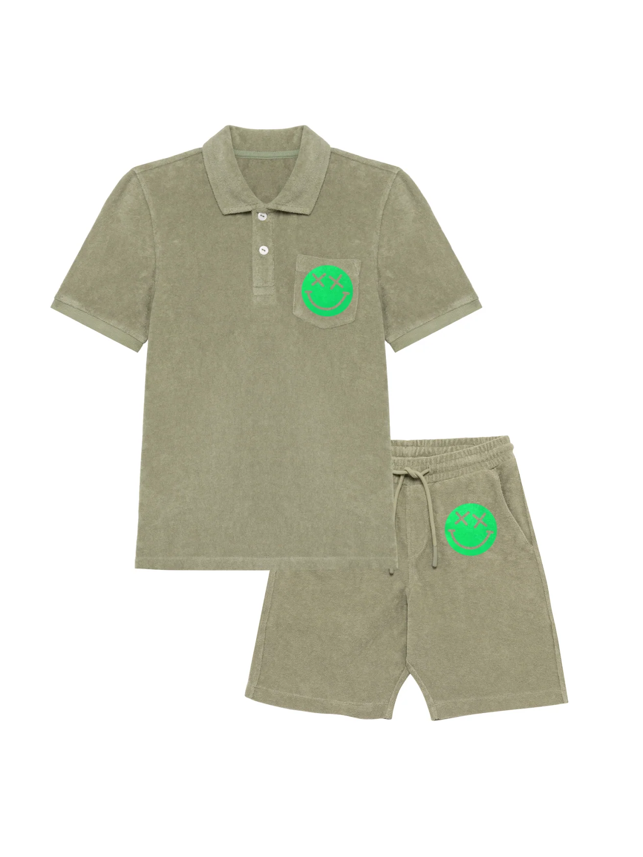 Boy Badstof Set Smiley Neon Green Velvet | NOTE: Levertijd 5-7 werkdagen - 51Dnspod | Smaakvolle damp – Verzendkosten vrij vanaf 40€ Boy Badstof Set Smiley Neon Green Velvet | NOTE: Levertijd 5-7 werkdagen - 51Dnspod | Smaakvolle damp – Verzendkosten vrij vanaf 40€