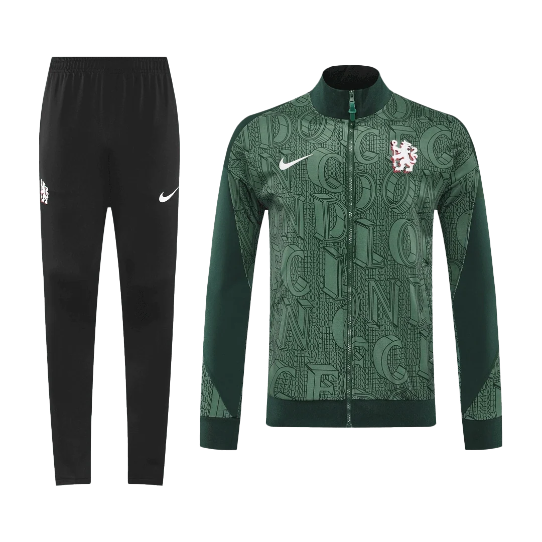 Chelsea Trainingsjack Set(Jas+Broek) 2025/26 Green - 51Dnspod | Smaakvolle damp – Verzendkosten vrij vanaf 40€ Chelsea Trainingsjack Set(Jas+Broek) 2025/26 Green - 51Dnspod | Smaakvolle damp – Verzendkosten vrij vanaf 40€