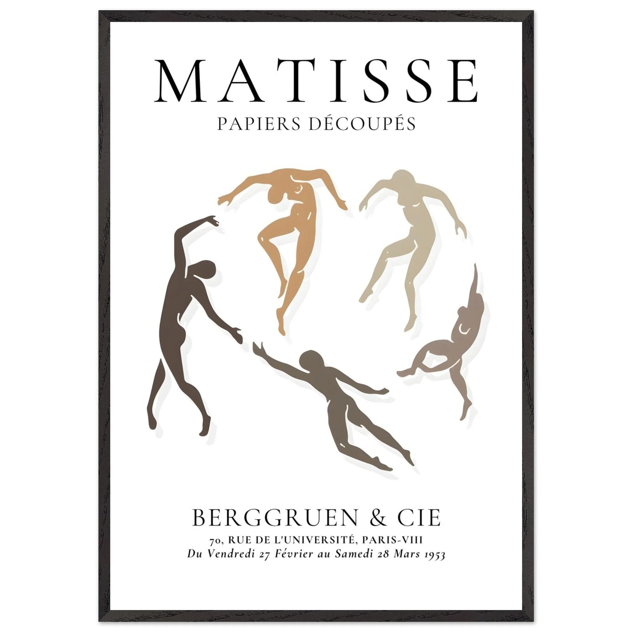 Artfulprints Poster met Lijst Matisse – The human ring I - 70x100 cm - Meerkleurig - 51Dnspod | Smaakvolle damp – Verzendkosten vrij vanaf 40€ Artfulprints Poster met Lijst Matisse – The human ring I - 70x100 cm - Meerkleurig - 51Dnspod | Smaakvolle damp – Verzendkosten vrij vanaf 40€