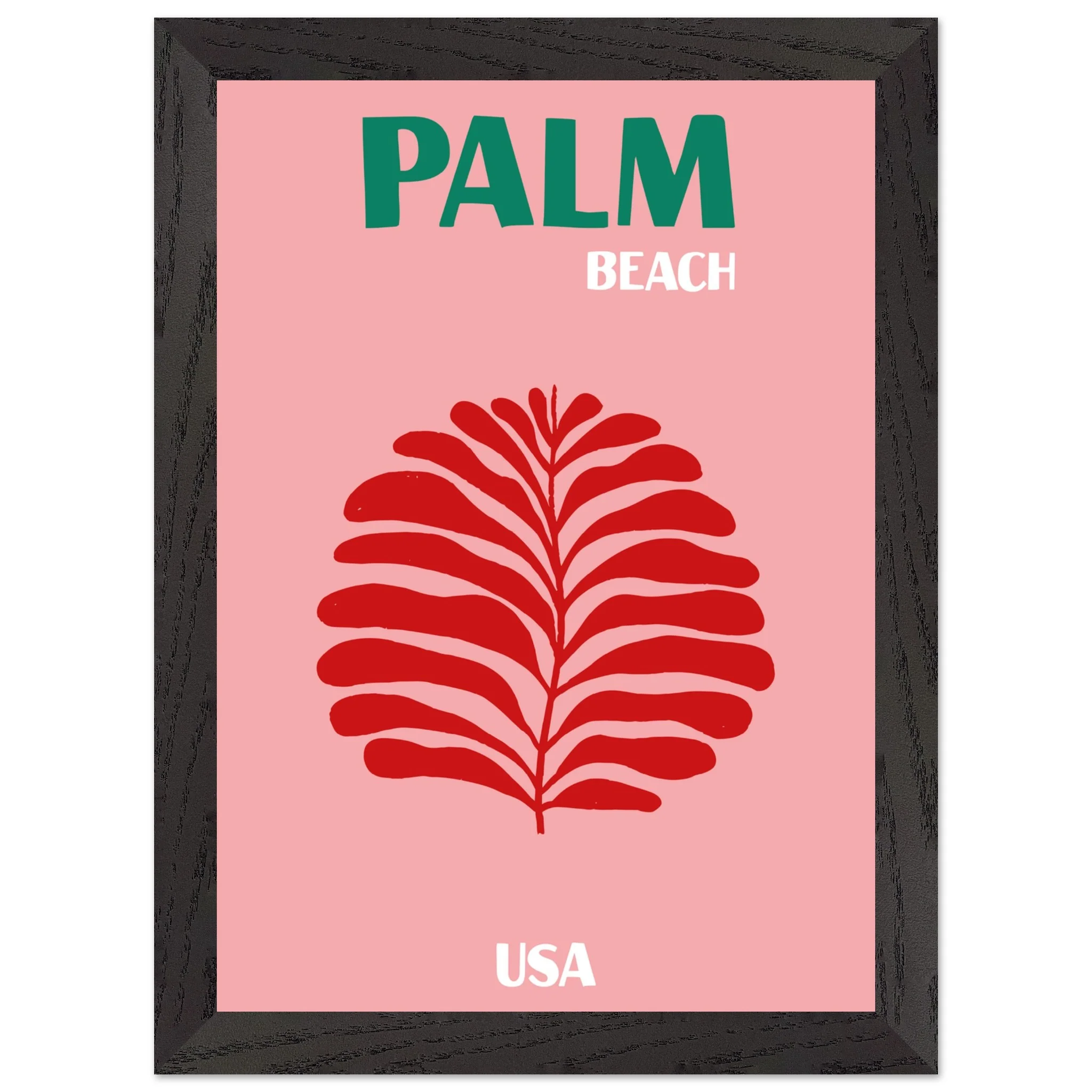 Artfulprints Poster met Lijst USA - Palm Beach - A4 21x29.7 cm - Roze - 51Dnspod | Smaakvolle damp – Verzendkosten vrij vanaf 40€ Artfulprints Poster met Lijst USA - Palm Beach - A4 21x29.7 cm - Roze - 51Dnspod | Smaakvolle damp – Verzendkosten vrij vanaf 40€