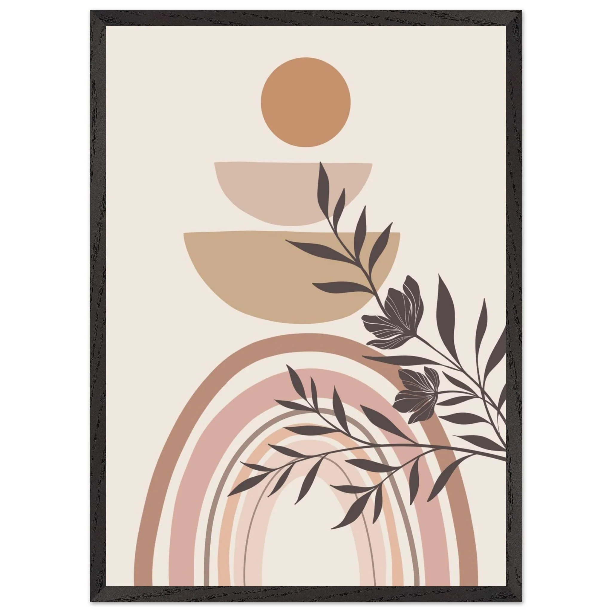 Artfulprints Poster met Lijst Boho – Harmony curve - 50x70 cm - beige - 51Dnspod | Smaakvolle damp – Verzendkosten vrij vanaf 40€ Artfulprints Poster met Lijst Boho – Harmony curve - 50x70 cm - beige - 51Dnspod | Smaakvolle damp – Verzendkosten vrij vanaf 40€
