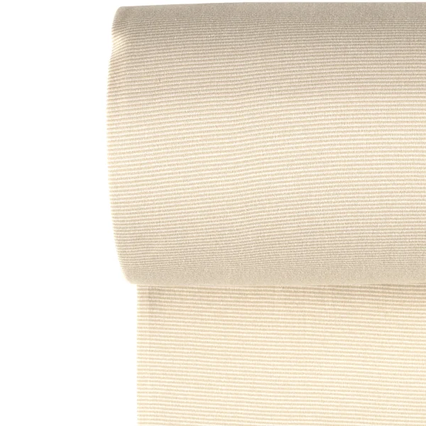 Boordstof yarn dyed strepen beige (50 cm) - 51Dnspod | Smaakvolle damp – Verzendkosten vrij vanaf 40€