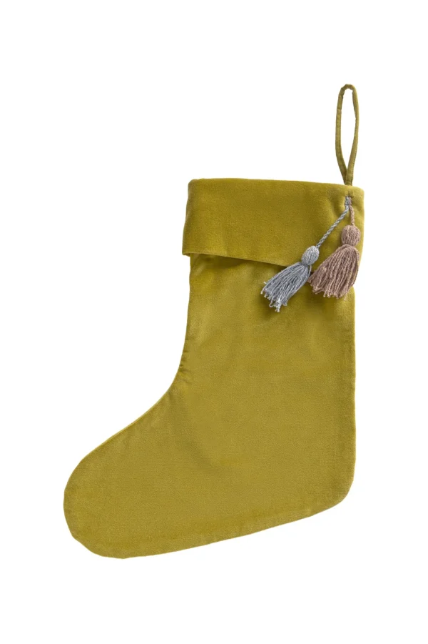 Calma House Kerstornament Velour - Groen - 40x33 - 51Dnspod | Smaakvolle damp – Verzendkosten vrij vanaf 40€