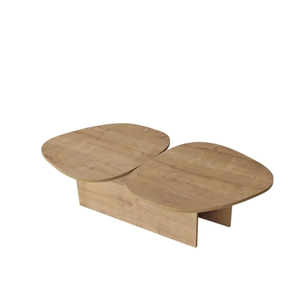 Calicosy - CELESTE Salontafel - Naturel - 125x60x38 cm - 51Dnspod | Smaakvolle damp – Verzendkosten vrij vanaf 40€