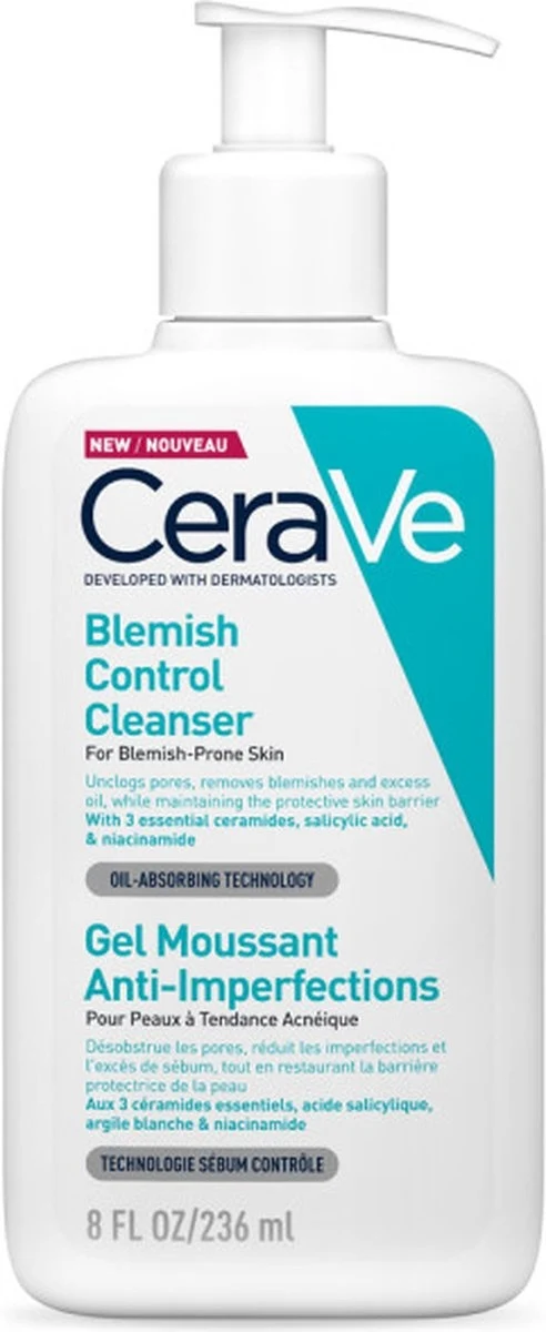 CeraVe Blemish Control Cleanser - 236ml - gezichtsreiniger voor huid met neiging tot acne - 51Dnspod | Smaakvolle damp – Verzendkosten vrij vanaf 40€ CeraVe Blemish Control Cleanser - 236ml - gezichtsreiniger voor huid met neiging tot acne - 51Dnspod | Smaakvolle damp – Verzendkosten vrij vanaf 40€
