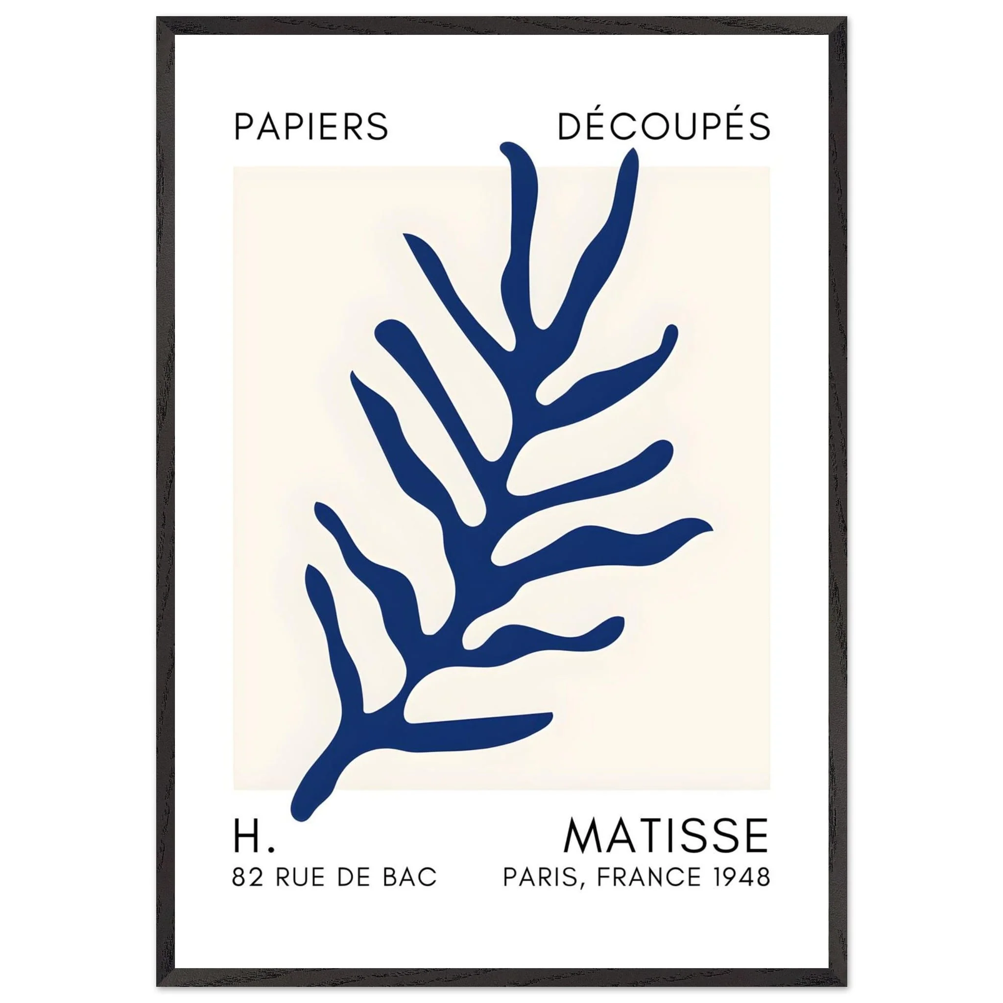 Artfulprints Poster met Lijst Matisse – Ocean flora navy blue II - 70x100 cm - Blauw - 51Dnspod | Smaakvolle damp – Verzendkosten vrij vanaf 40€ Artfulprints Poster met Lijst Matisse – Ocean flora navy blue II - 70x100 cm - Blauw - 51Dnspod | Smaakvolle damp – Verzendkosten vrij vanaf 40€