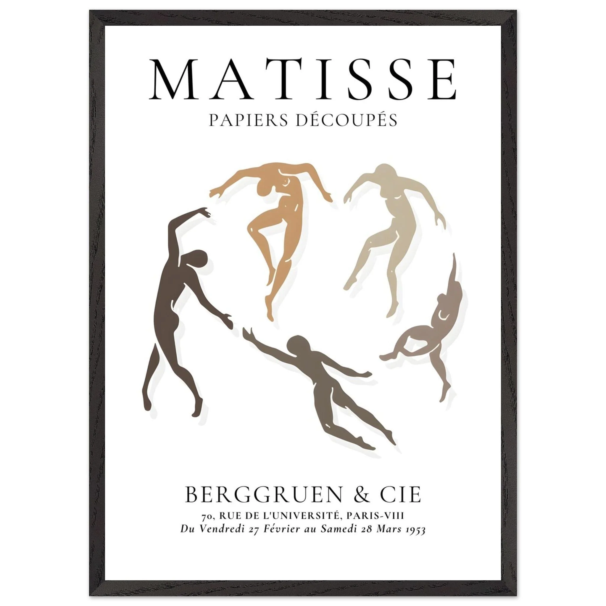 Artfulprints Poster met Lijst Matisse – The human ring I - 50x70 cm - Meerkleurig - 51Dnspod | Smaakvolle damp – Verzendkosten vrij vanaf 40€ Artfulprints Poster met Lijst Matisse – The human ring I - 50x70 cm - Meerkleurig - 51Dnspod | Smaakvolle damp – Verzendkosten vrij vanaf 40€