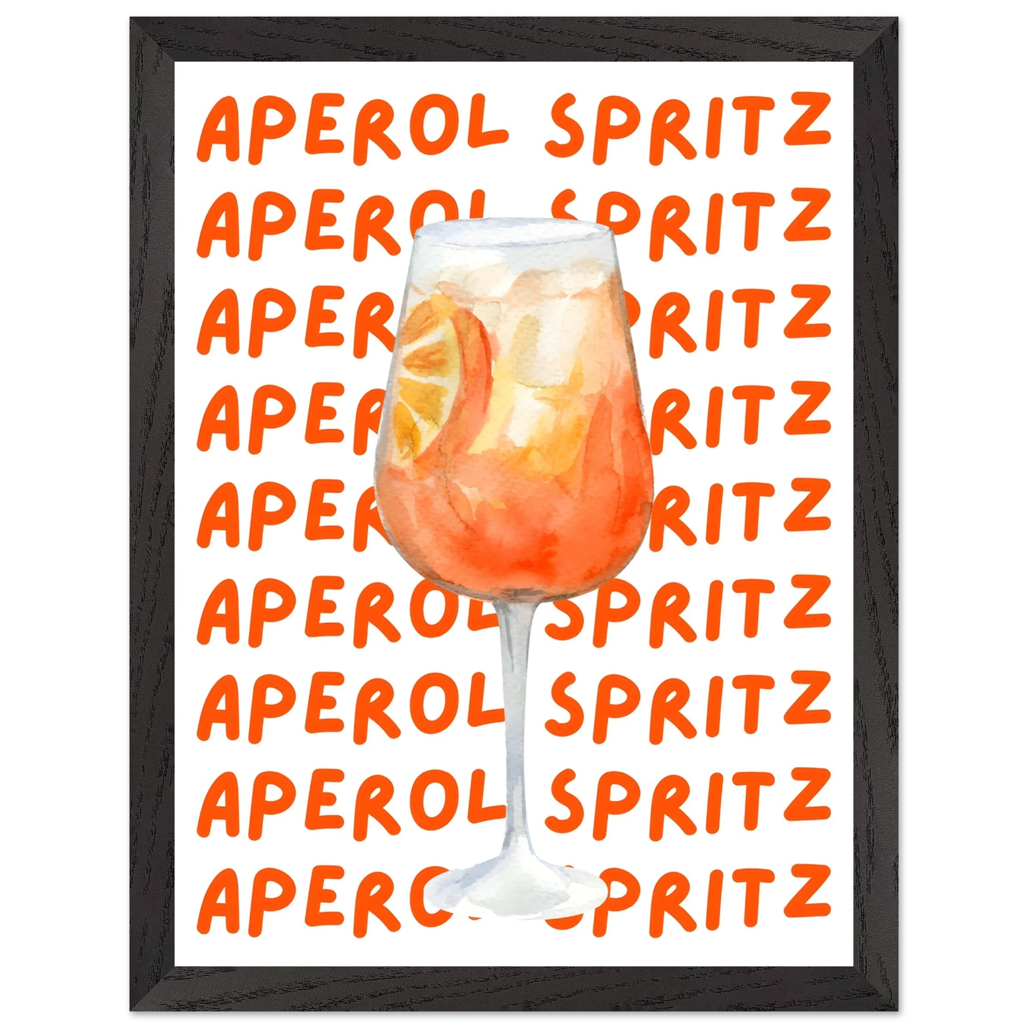 Artfulprints Poster met Lijst Aperol Spritz - Written behind the glass - 30x40 cm - Oranje - 51Dnspod | Smaakvolle damp – Verzendkosten vrij vanaf 40€ Artfulprints Poster met Lijst Aperol Spritz - Written behind the glass - 30x40 cm - Oranje - 51Dnspod | Smaakvolle damp – Verzendkosten vrij vanaf 40€