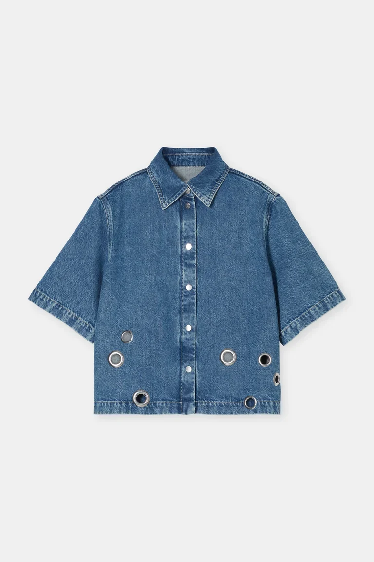 Closed Short Sleeve Denim Shirt Mid Blue C94095-18S-WE - 51Dnspod | Smaakvolle damp – Verzendkosten vrij vanaf 40€ Closed Short Sleeve Denim Shirt Mid Blue C94095-18S-WE - 51Dnspod | Smaakvolle damp – Verzendkosten vrij vanaf 40€