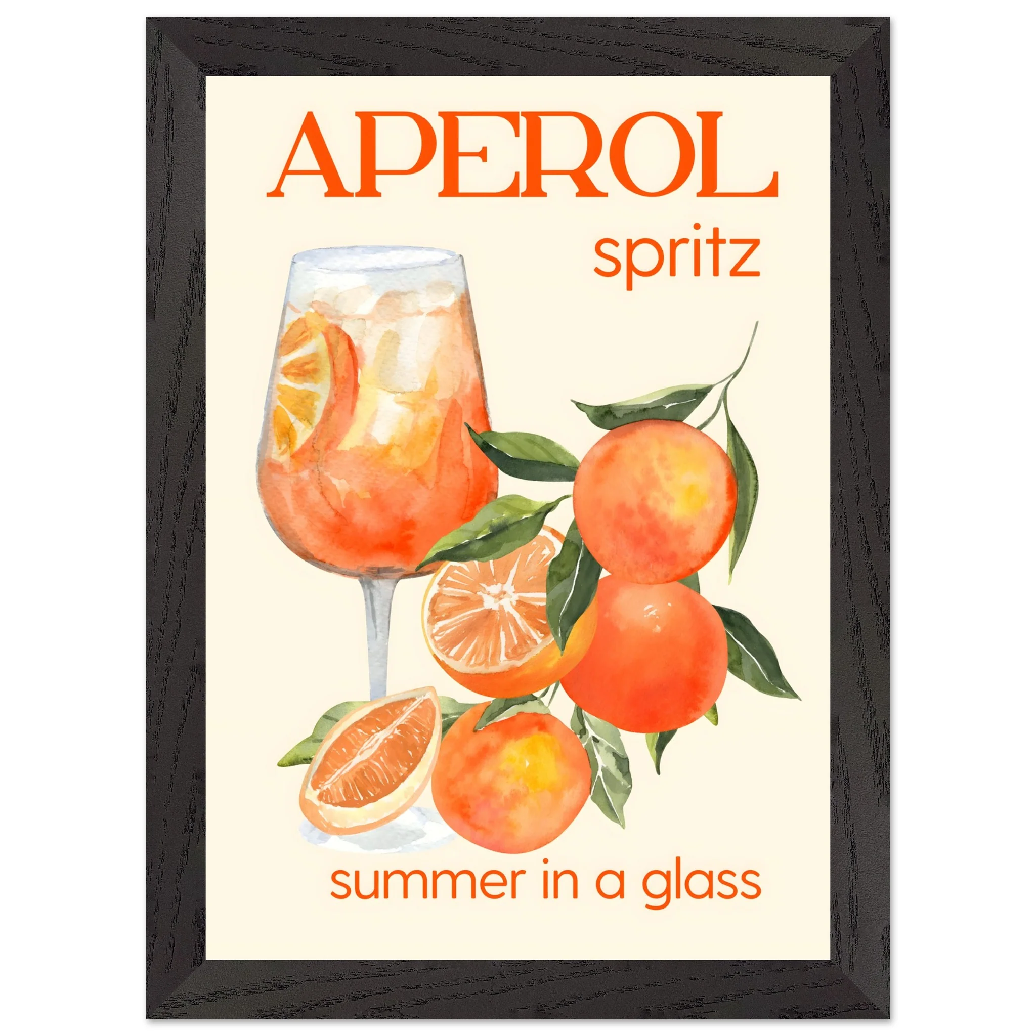 Artfulprints Poster met Lijst Aperol Spritz - Summer in a glass - A4 21x29.7 cm - Oranje - 51Dnspod | Smaakvolle damp – Verzendkosten vrij vanaf 40€ Artfulprints Poster met Lijst Aperol Spritz - Summer in a glass - A4 21x29.7 cm - Oranje - 51Dnspod | Smaakvolle damp – Verzendkosten vrij vanaf 40€