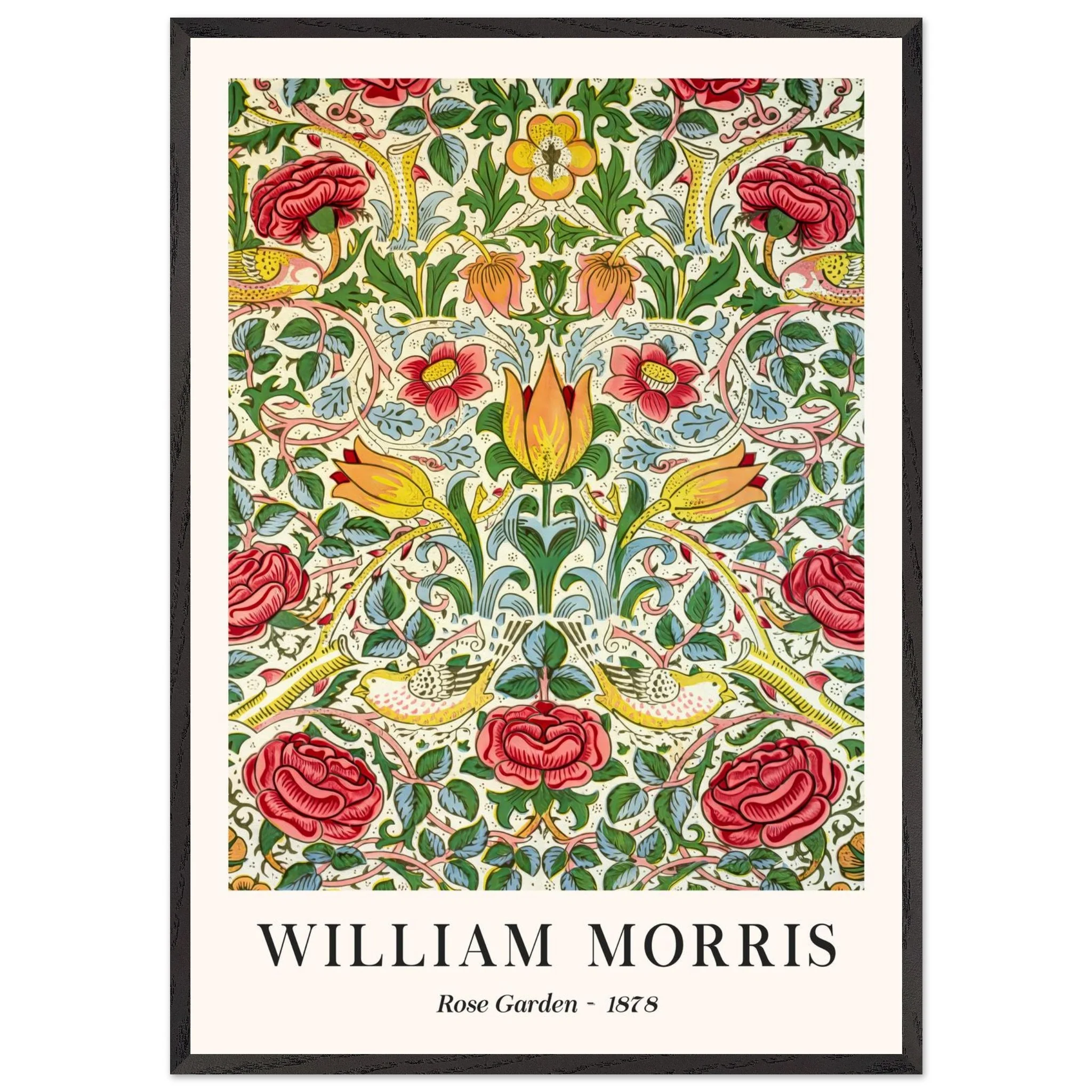 Artfulprints Poster met Lijst William Morris - Rose garden 1878 - 70x100 cm - Groen - 51Dnspod | Smaakvolle damp – Verzendkosten vrij vanaf 40€ Artfulprints Poster met Lijst William Morris - Rose garden 1878 - 70x100 cm - Groen - 51Dnspod | Smaakvolle damp – Verzendkosten vrij vanaf 40€