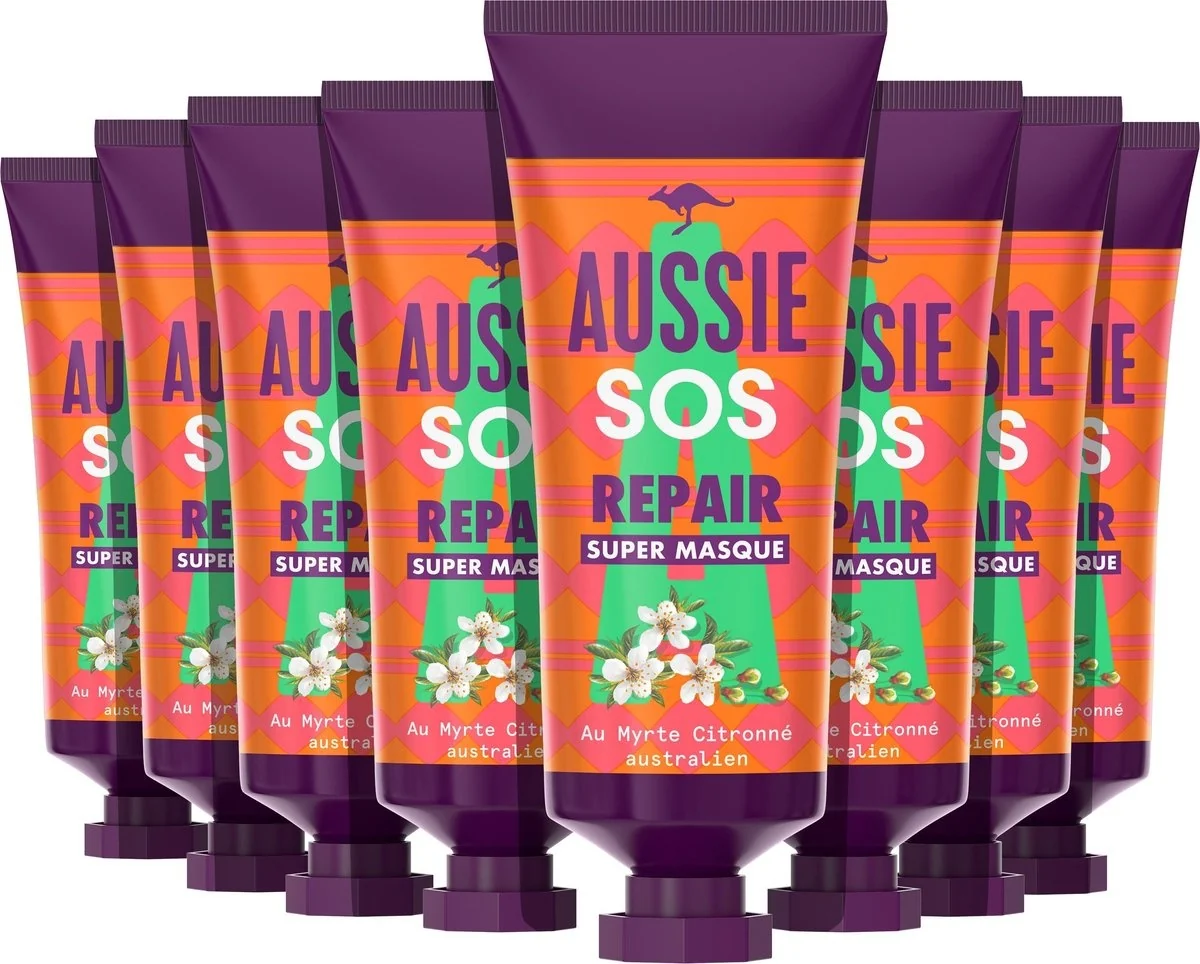 Aussie SOS Deep Repair Conditioner voor Beschadigd Haar - Voordeelverpakking - 8 x 25 ml - 51Dnspod | Smaakvolle damp – Verzendkosten vrij vanaf 40€ Aussie SOS Deep Repair Conditioner voor Beschadigd Haar - Voordeelverpakking - 8 x 25 ml - 51Dnspod | Smaakvolle damp – Verzendkosten vrij vanaf 40€