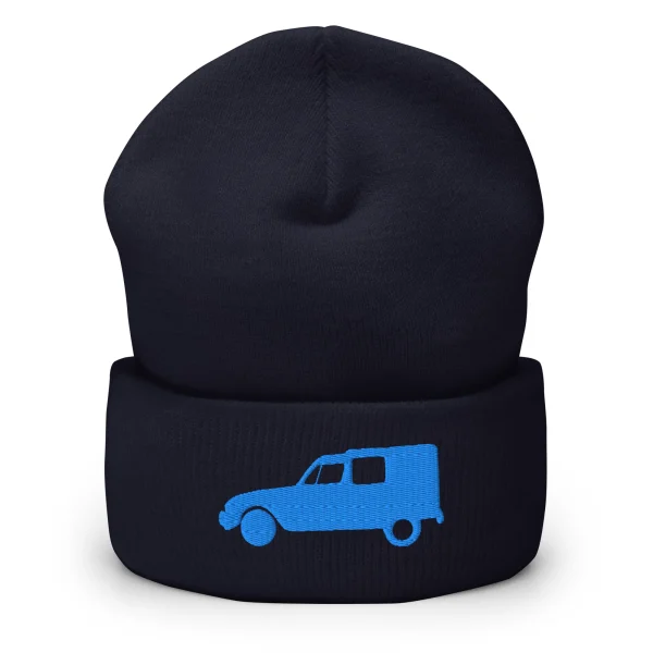 Citroën ACADIANE Beanie geborduurd met omgeslagen rand - blauw - 51Dnspod | Smaakvolle damp – Verzendkosten vrij vanaf 40€