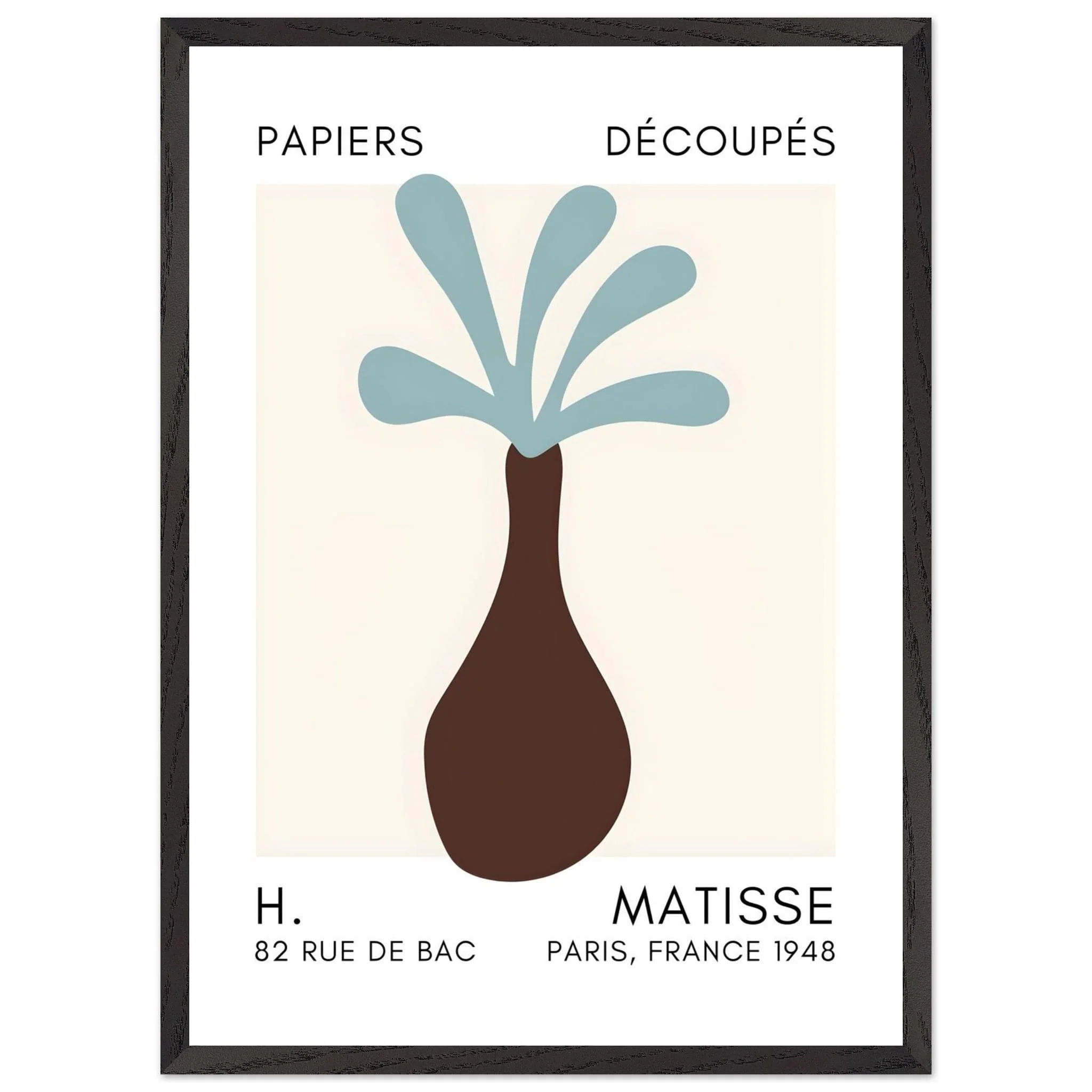 Artfulprints Poster met Lijst Matisse - Ocean flower turquoise - 50x70 cm - Turquoise - 51Dnspod | Smaakvolle damp – Verzendkosten vrij vanaf 40€ Artfulprints Poster met Lijst Matisse - Ocean flower turquoise - 50x70 cm - Turquoise - 51Dnspod | Smaakvolle damp – Verzendkosten vrij vanaf 40€
