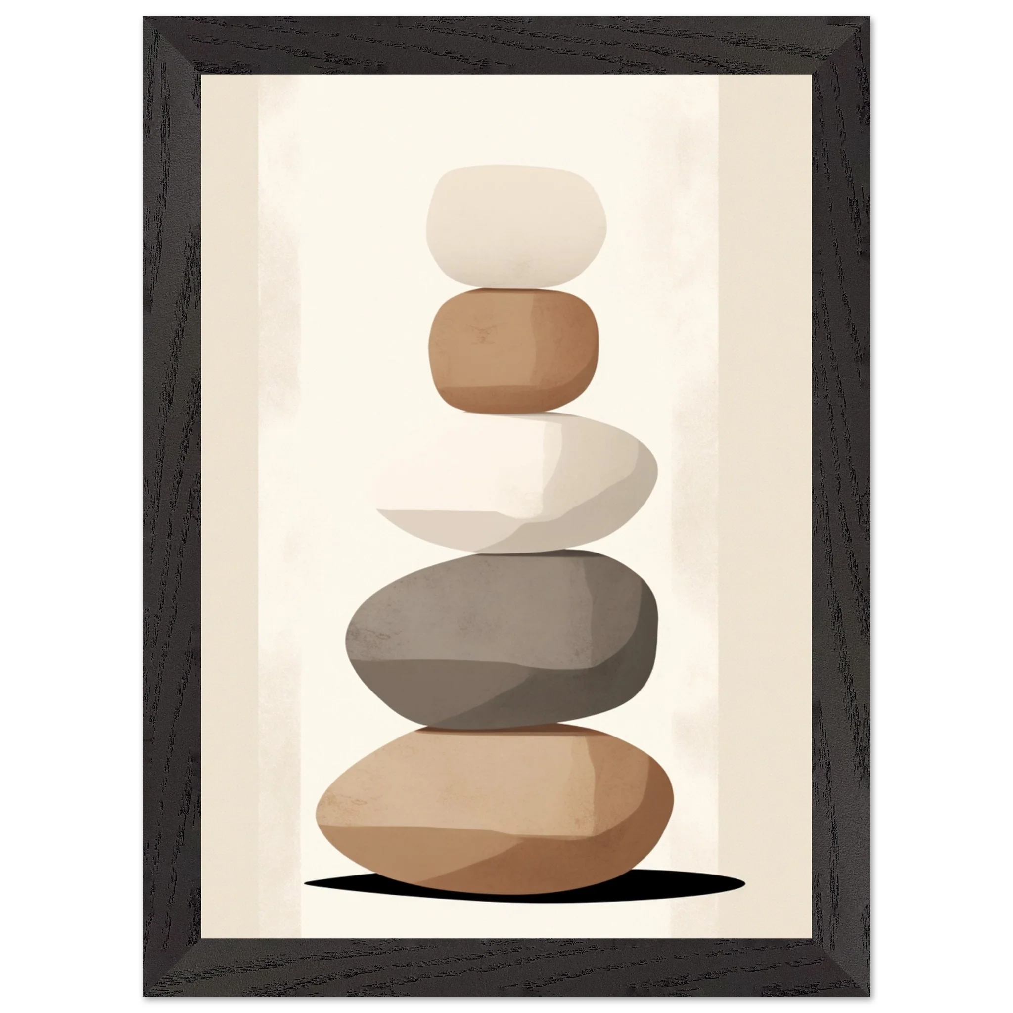 Artfulprints Poster met Lijst Stacked stones - A4 21x29.7 cm - Taupe - 51Dnspod | Smaakvolle damp – Verzendkosten vrij vanaf 40€ Artfulprints Poster met Lijst Stacked stones - A4 21x29.7 cm - Taupe - 51Dnspod | Smaakvolle damp – Verzendkosten vrij vanaf 40€