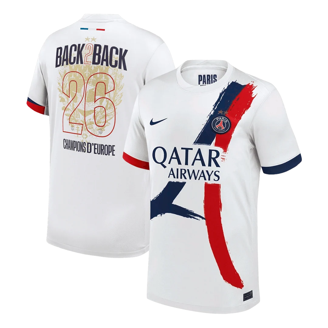 Champions of Europe #26 Heren PSG uitshirt 2024/26 - 51Dnspod | Smaakvolle damp – Verzendkosten vrij vanaf 40€ Champions of Europe #26 Heren PSG uitshirt 2024/26 - 51Dnspod | Smaakvolle damp – Verzendkosten vrij vanaf 40€