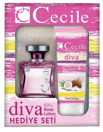 Cecile Women Diva Cadeauset Edt Spray 100 Ml & Bodylotion 75 Ml - 1 Stuks - 51Dnspod | Smaakvolle damp – Verzendkosten vrij vanaf 40€ Cecile Women Diva Cadeauset Edt Spray 100 Ml & Bodylotion 75 Ml - 1 Stuks - 51Dnspod | Smaakvolle damp – Verzendkosten vrij vanaf 40€